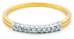 SAVICKI Inel SAVICKI: aur bicolor, cu diamante