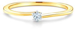 SAVICKI Inel de logodnă SAVICKI: aur bicolor, diamant - savicki - 2 041,00 RON