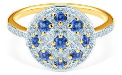 SAVICKI Inel de logodnă SAVICKI: aur bicolor, safire albastre, diamante - savicki - 6 126,00 RON