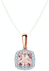 SAVICKI Pandantiv SAVICKI: aur roz, morganite, diamante - savicki - 2 976,00 RON