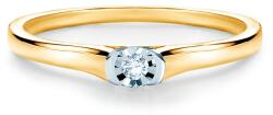 SAVICKI Inel de logodnă SAVICKI: aur, diamant - savicki - 3 363,00 RON