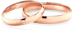 SAVICKI Verighete: aur roz, semicirculare, 3 mm - savicki - 7 522,00 RON