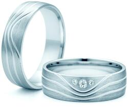 SAVICKI Verighete: aur alb, rotunde, 6 mm - savicki - 14 220,00 RON