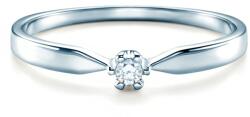 SAVICKI Inel de logodnă Triumph of Love: aur alb, diamant - savicki - 1 874,00 RON