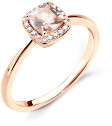 SAVICKI Inel de logodnă SAVICKI: aur roz, morganit, diamante - savicki - 6 035,00 RON