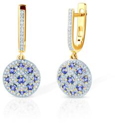 SAVICKI Cercei SAVICKI: aur bicolor, tanzanite, diamante - savicki - 12 589,00 RON