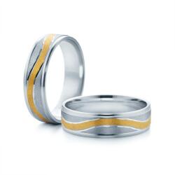 SAVICKI Verighete: aur bicolor, plate, 6 mm - savicki - 14 507,00 RON