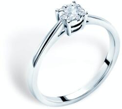 SAVICKI Inel de logodnă SAVICKI: aur alb, diamante - savicki - 7 913,00 RON