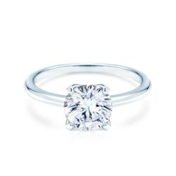 SAVICKI Inel de logodnă SAVICKI RING: aur alb, safire albe - savicki - 13 627,00 RON