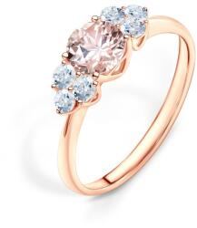 SAVICKI Inel de logodnă Fairytale: aur roz, morganit - savicki - 4 683,00 RON