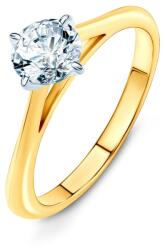 SAVICKI Inel de logodnă The Light: aur bicolor, cu diamant - savicki - 18 398,00 RON