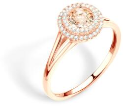 SAVICKI Inel de logodnă SAVICKI: aur roz, morganit, diamante - savicki - 4 444,00 RON