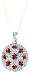 SAVICKI Pandantiv SAVICKI: aur bicolor, rubine, diamante - savicki - 5 847,00 RON