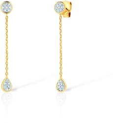 SAVICKI Cercei lacrimi SAVICKI: aur, diamante - savicki - 3 447,00 RON