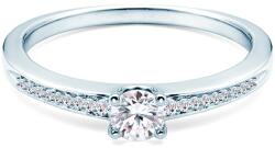 SAVICKI Inel de logodnă SAVICKI: aur alb, diamante - savicki - 7 426,00 RON