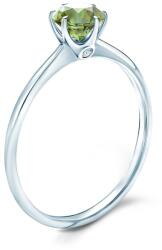 SAVICKI Inel de logodnă The Journey: aur alb, safir verde - savicki - 6 576,00 RON