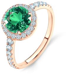 SAVICKI Inel de logodnă This is Love: aur roz, smarald - savicki - 17 695,00 RON
