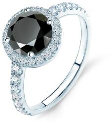 SAVICKI Inel de logodnă This is Love: aur alb, diamant negru - savicki - 12 250,00 RON