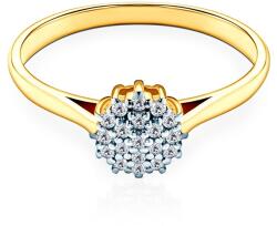 SAVICKI Inel de logodnă SAVICKI: aur bicolor, diamante - savicki - 4 263,00 RON