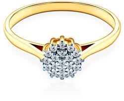 SAVICKI Inel de logodnă SAVICKI: aur bicolor, diamante - savicki - 6 022,00 RON