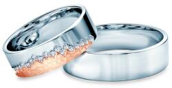 SAVICKI Verighete: aur bicolor, plate, 6 mm - savicki - 14 954,00 RON