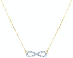 SAVICKI Colier infinit din aur 585 cu diamante albe 42 cm