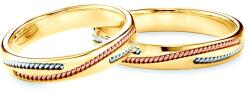 SAVICKI Verighete: aur tricolor, rotunde, 4 mm - savicki - 10 956,00 RON