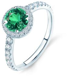 SAVICKI Inel de logodnă This is Love: aur alb, smarald - savicki - 10 765,00 RON
