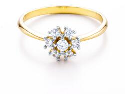 SAVICKI Inel SAVICKI: aur bicolor, cu zirconiu - savicki - 2 798,00 RON