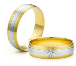 SAVICKI Verighete: aur bicolor, semicirculare, 5 mm - savicki - 10 432,00 RON