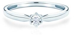 SAVICKI Inel de logodnă SAVICKI: aur alb, diamant - savicki - 2 988,00 RON