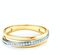 SAVICKI Inel de logodnă SAVICKI: aur bicolor, diamante - savicki - 7 156,00 RON