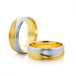 SAVICKI Verighete: aur bicolor, plat, 6 mm - savicki - 15 087,00 RON