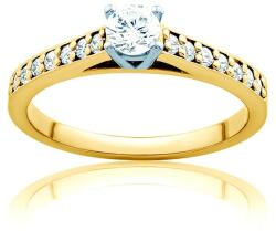 SAVICKI Inel de logodnă SAVICKI: aur bicolor, , cu diamante - savicki - 8 650,00 RON