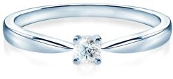 SAVICKI Inel de logodnă SAVICKI: aur alb, diamant - savicki - 6 156,00 RON