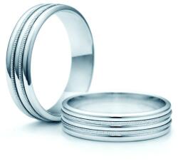 SAVICKI Verighete: aur alb, plate, 5 mm - savicki - 12 183,00 RON