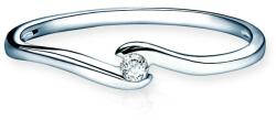SAVICKI Inel de logodnă SAVICKI: aur alb, diamant - savicki - 3 621,00 RON