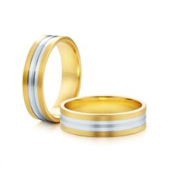 SAVICKI Verighete: aur bicolor, plat, 5 mm - savicki - 11 902,00 RON
