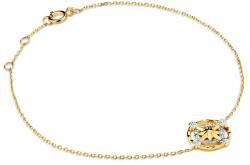 SAVICKI Brățară Celebrity busolă din aur 585 cu diamant alb 0.03 ct 18 cm