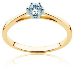 SAVICKI Inel de logodnă Classical Inspiration: aur bicolor, cu diamante - savicki - 4 264,00 RON