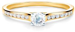 SAVICKI Inel de logodnă SAVICKI: aur bicolor, diamante - savicki - 9 851,00 RON
