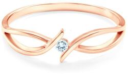 SAVICKI Inel de logodnă SAVICKI: aur roz, diamant - savicki - 1 874,00 RON