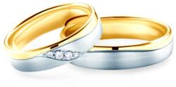 SAVICKI Verighete: aur bicolor, rotunde, 5 mm - savicki - 12 851,00 RON
