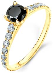 SAVICKI Inel de logodnă Share Your Love: aur, diamant negru - savicki - 6 597,00 RON