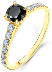 SAVICKI Inel de logodnă Share Your Love: aur, diamant negru - savicki - 7 667,00 RON