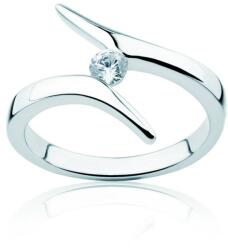 SAVICKI Inel de logodnă Minimalism: aur alb, diamant - savicki - 5 265,00 RON