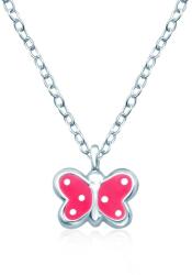 SAVICKI Colier fluture din argint 39 cm