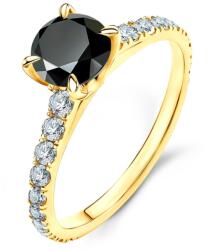 SAVICKI Inel de logodnă Share Your Love: aur, diamant negru - savicki - 8 477,00 RON