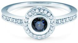 SAVICKI Inel Heart of the Ocean: aur alb, safir albastru - savicki - 7 363,00 RON