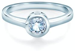 SAVICKI Inel de logodnă SAVICKI: aur alb, diamant - savicki - 10 388,00 RON